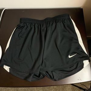 Nike black womans shorts
